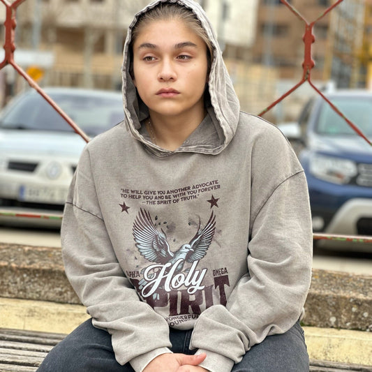 HOLY SPIRIT ACID WASHED HODDIE