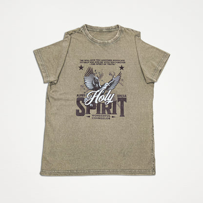 HOLY SPIRIT ACID WASHED TSHIRT