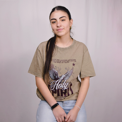 HOLY SPIRIT ACID WASHED TSHIRT