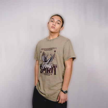 HOLY SPIRIT ACID WASHED TSHIRT